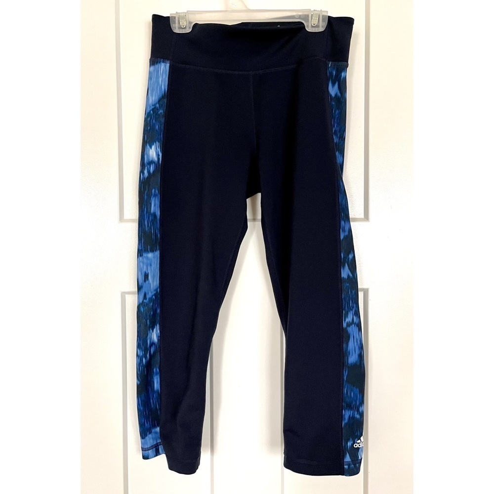 Adidas Side Print Capri 21” Leggings - small